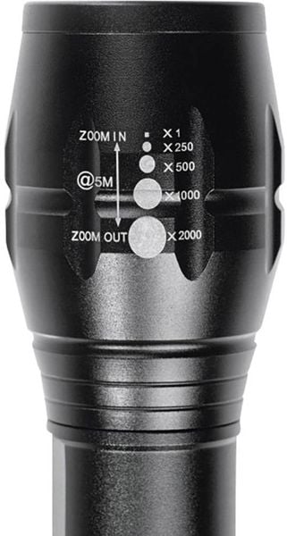 EASYmaxx Security Funktions-Taschenlampe 4,5V schwarz