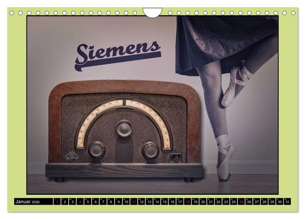 Produktbild: RADIO LEGENDEN (Wandkalender 2026 DIN A4 quer), CALVENDO Monatskalender
