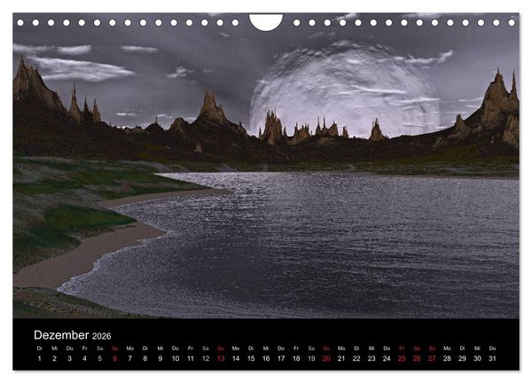 Produktbild: Fantasie-Planeten (Wandkalender 2026 DIN A4 quer), CALVENDO Monatskalender
