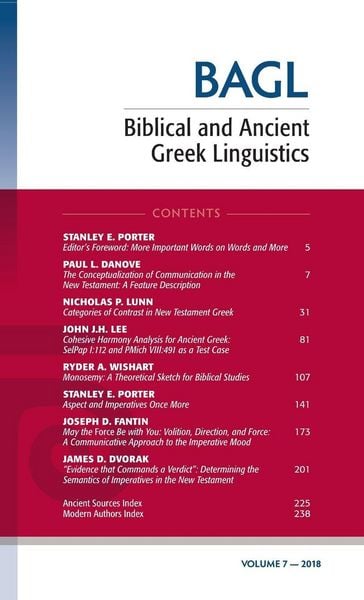 Produktbild: Biblical and Ancient Greek Linguistics, Volume 7