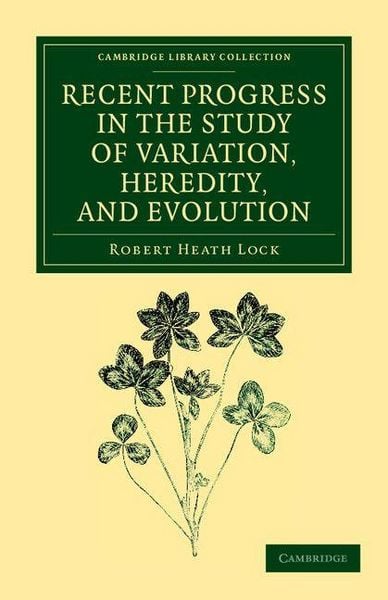 Produktbild: Recent Progress in the Study of Variation, Heredity, and Evolution