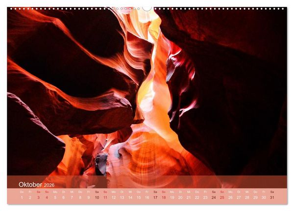 Produktbild: Der Antelope Canyon (hochwertiger Premium Wandkalender 2026 DIN A2 quer), Kunstdruck in Hochglanz