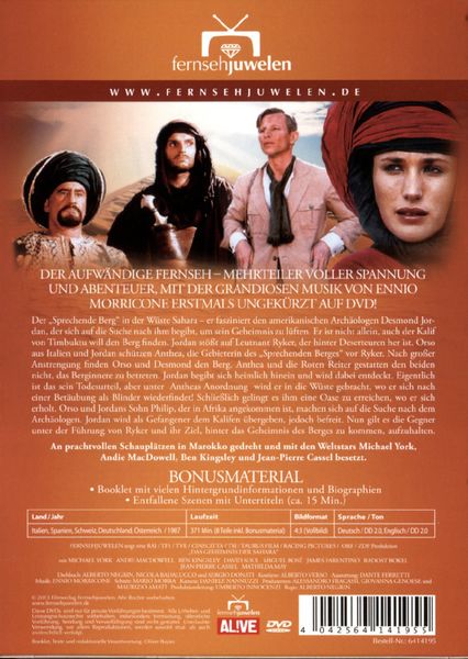 Produktbild: Das Geheimnis der Sahara - Langfassung/Episode 1-8/Fernsehjuwelen [2 DVDs]