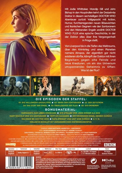 Produktbild: Doctor Who - Staffel 13: Flux [3 DVDs]