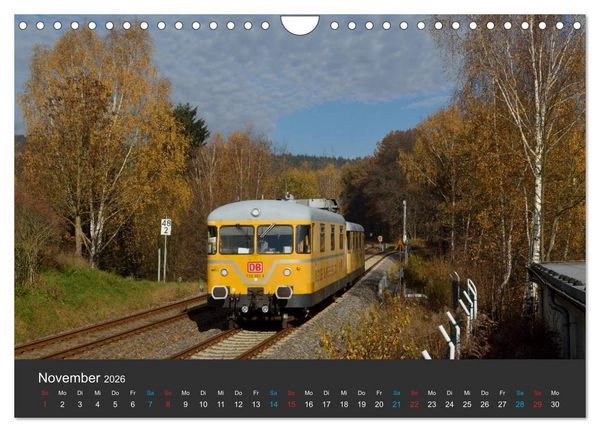 Produktbild: Oberlausitzer Eisenbahnen 2026 (Wandkalender 2026 DIN A4 quer), CALVENDO Monatskalender