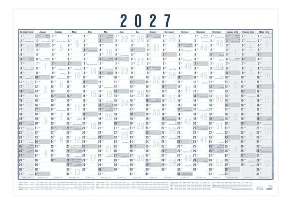 Produktbild: Plakatkalender 16 Mon 5 Stk. gerollt 2027