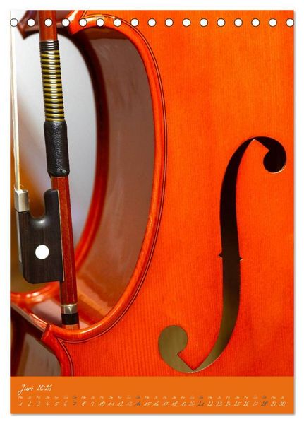 Produktbild: Geliebtes Cello (Tischkalender 2026 DIN A5 hoch), CALVENDO Monatskalender