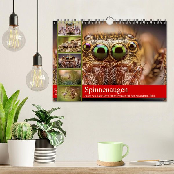 Produktbild: Spinnenaugen (Wandkalender 2027 DIN A4 quer), CALVENDO Monatskalender