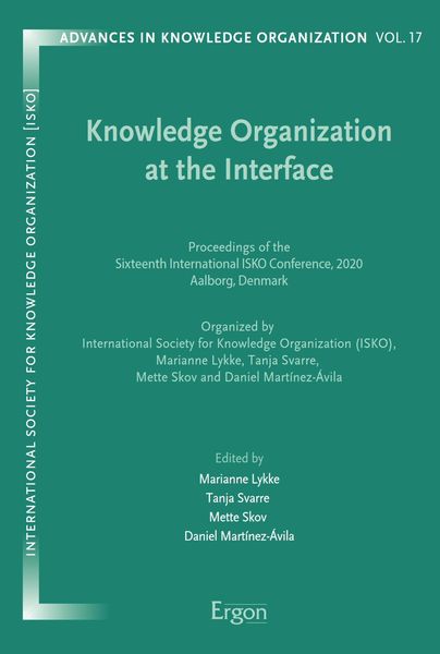 Produktbild: Knowledge Organization at the Interface