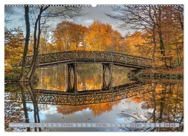Produktbild: Das Steinfurter Bagno im Wandel der Jahreszeiten (hochwertiger Premium Wandkalender 2026 DIN A2 quer), Kunstdruck in Hochglanz