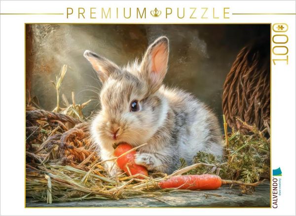 Produktbild: CALVENDO Puzzle Kaninchenportraits | 1000 Teile Lege-Gr&ouml;&szlig;e 64x48cm Foto-Puzzle f&uuml;r gl&uuml;ckliche Stunden