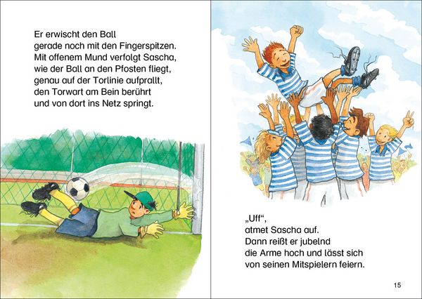 Produktbild: Lesel&ouml;wen - Das Original - 7-Minuten-Geschichten zum Lesenlernen - Fu&szlig;ball, Tore, Meistertr&auml;ume
