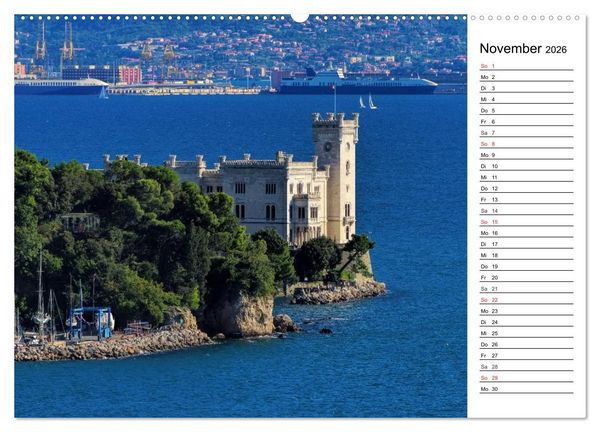 Produktbild: Triest - Habsburger Erbe und italienisches Flair (Wandkalender 2026 DIN A2 quer), CALVENDO Monatskalender