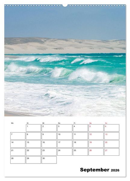 Produktbild: Boa Vista - die &bdquo;Perle&ldquo; der Kapverden (Wandkalender 2026 DIN A2 hoch), CALVENDO Monatskalender