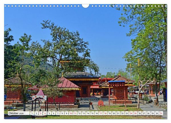 Produktbild: POKHARA und SARANGKOT (Wandkalender 2026 DIN A3 quer), CALVENDO Monatskalender