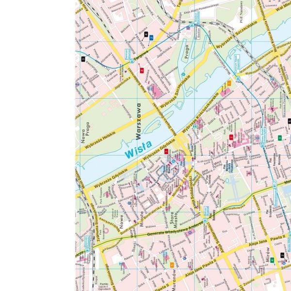 Produktbild: Warschau, Stadtplan 1:12.000, City Pocket + The Big Five