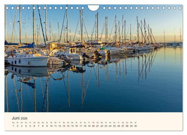 Produktbild: Wundersch&ouml;ne C&ocirc;te d'Azur (Wandkalender 2026 DIN A4 quer), CALVENDO Monatskalender