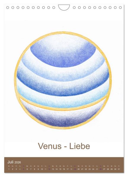 Produktbild: Atlantisheilsymbole (Wandkalender 2026 DIN A4 hoch), CALVENDO Monatskalender