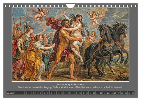 Produktbild: G&ouml;tterfunken und Leidenschaft (Wandkalender 2027 DIN A4 quer), CALVENDO Monatskalender