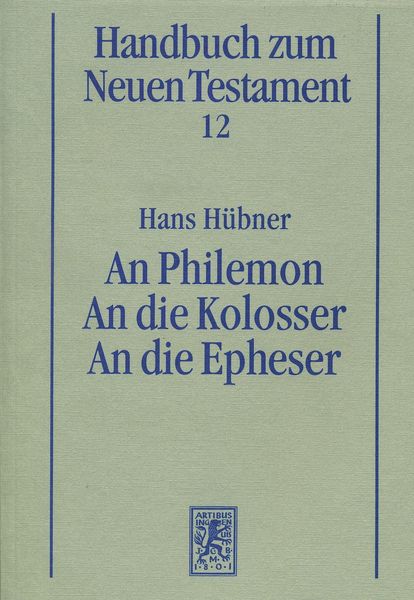 Produktbild: An Philemon. An die Kolosser. An die Epheser