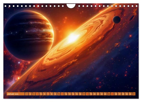 Produktbild: Ferne Galaxien (Wandkalender 2026 DIN A4 quer), CALVENDO Monatskalender