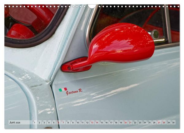Produktbild: Cinquecento Der kleine Italiener - 60 Jahre zeitloses Kultobjekt (Wandkalender 2026 DIN A3 quer), CALVENDO Monatskalender