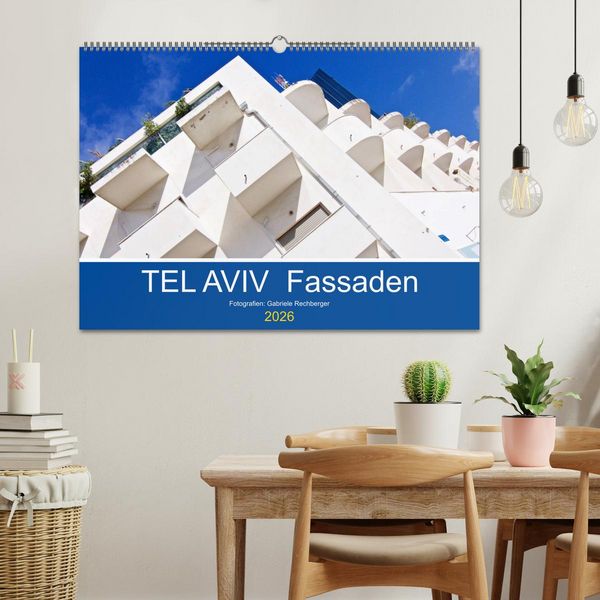 Produktbild: TEL AVIV Fassaden (Wandkalender 2026 DIN A2 quer), CALVENDO Monatskalender