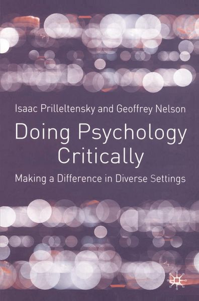 Produktbild: Doing Psychology Critically