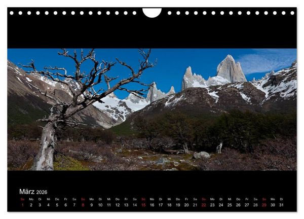 Produktbild: Patagonien - Ungez&auml;hmtes Land (Wandkalender 2026 DIN A4 quer), CALVENDO Monatskalender