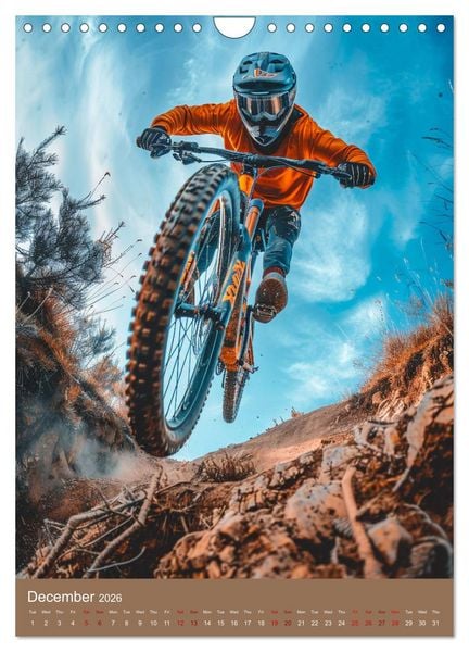 Produktbild: Downhill Adrenaline (Wall Calendar 2026 DIN A4 portrait), CALVENDO 12 Month Wall Calendar