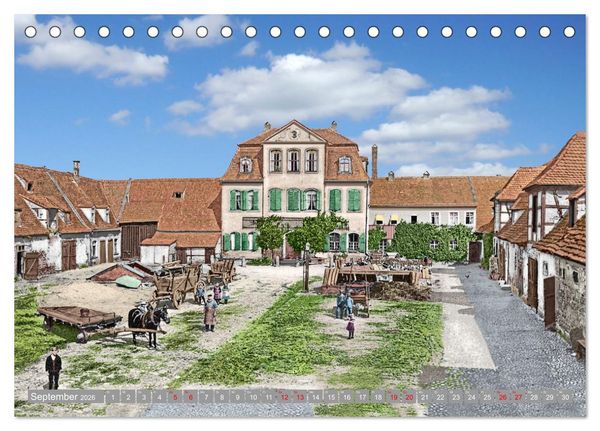 Produktbild: Leipzig zur Kaiserzeit in Farbe (Tischkalender 2026 DIN A5 quer), CALVENDO Monatskalender