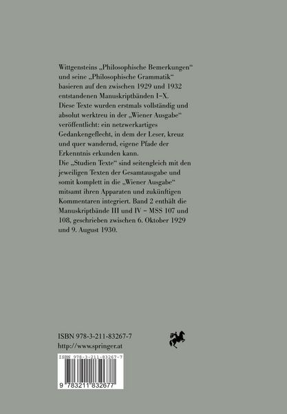 Produktbild: Wiener Ausgabe Studien Texte