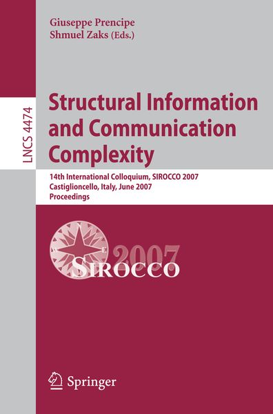 Produktbild: Structural Information and Communication Complexity