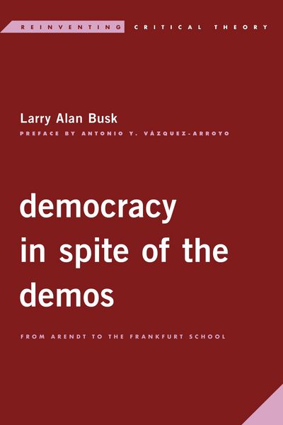 Produktbild: Democracy in Spite of the Demos