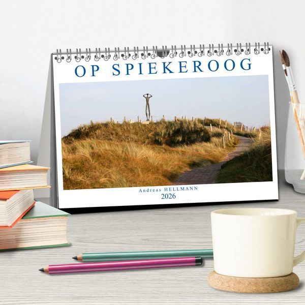 Produktbild: OP SPIEKEROOG (Tischkalender 2026 DIN A5 quer), CALVENDO Monatskalender