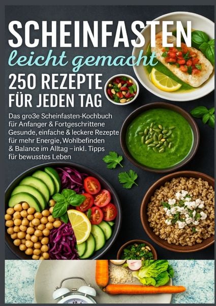 Scheinfasten leicht gemacht - 250 Rezepte für jeden Tag, Taschenbuch von Emilia Koch, Bookmundo, 978-94-038-0836-9