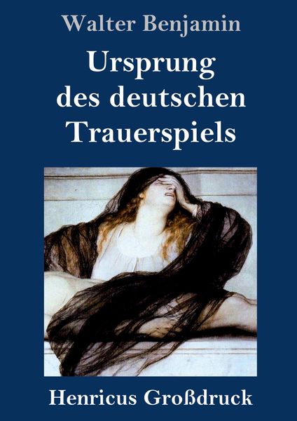 Produktbild: Ursprung des deutschen Trauerspiels (Gro&szlig;druck)
