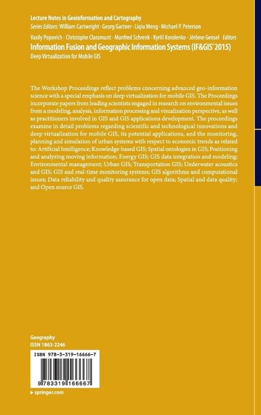 Produktbild: Information Fusion and Geographic Information Systems (IF&GIS' 2015)
