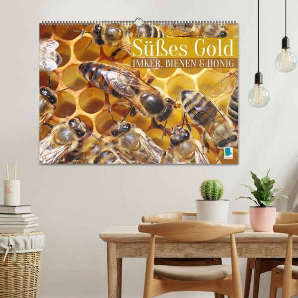 Produktbild: S&uuml;&szlig;es Gold: Imker, Bienen & Honig (Wandkalender 2026 DIN A2 quer), CALVENDO Monatskalender