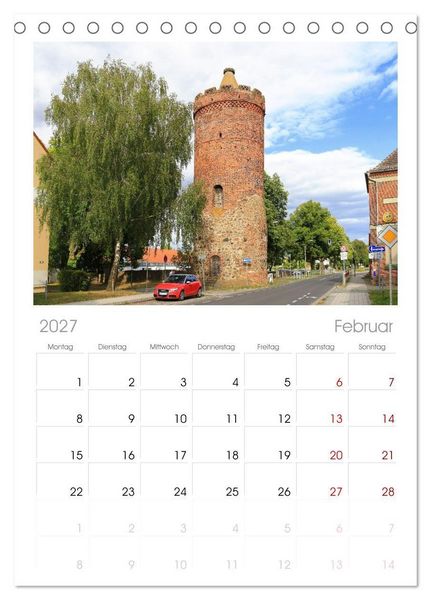 Produktbild: Tischplaner 2027 - M&auml;rkische Schweiz - Liebenswerte Orte (A5 Tischkalender zum Aufstellen) CALVENDO