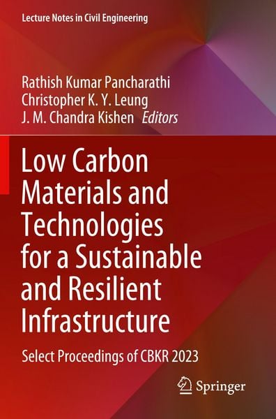Produktbild: Low Carbon Materials and Technologies for a Sustainable and Resilient Infrastructure
