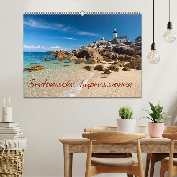 Produktbild: Bretonische Impressionen (Wandkalender 2027 DIN A2 quer), CALVENDO Monatskalender