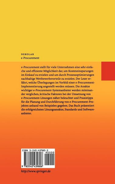 Produktbild: E-Procurement