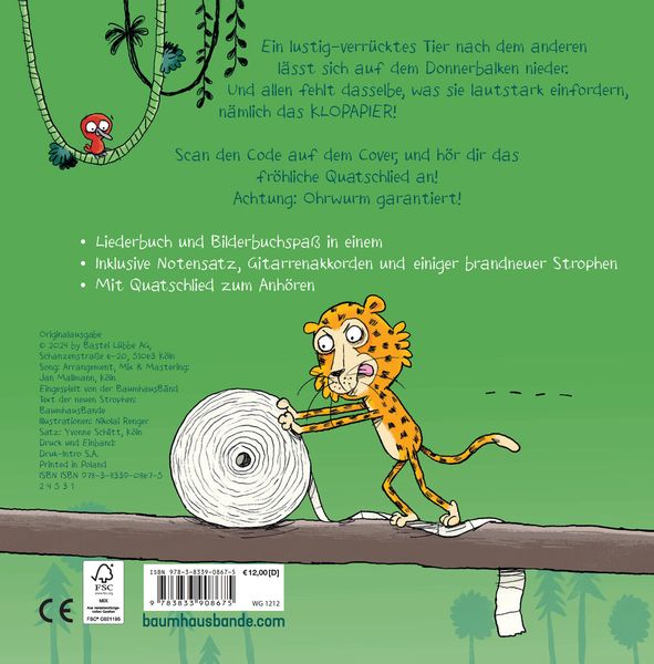 Produktbild: Und sie schrien nach Klopapier &ndash; Ein Quatschliederbuch