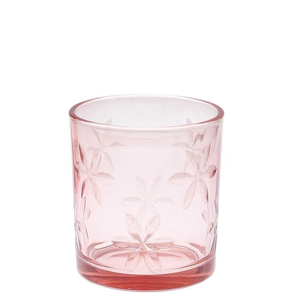 Produktbild: Glaswindlicht Kirschblüte, klein, transparent-rosa