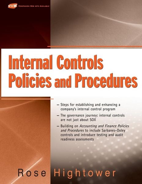 Produktbild: Internal Controls Policies and Procedures