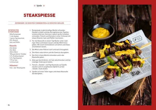 Produktbild: Rezepte f&uuml;r den Optigrill