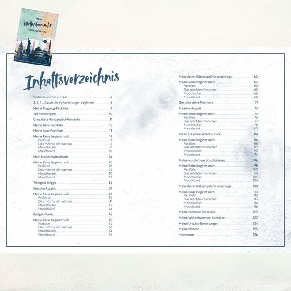 Produktbild: Wunderbare Reisebox Weltenbummler