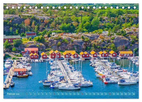 Produktbild: Schwedens sch&ouml;ne Westk&uuml;ste (Tischkalender 2026 DIN A5 quer), CALVENDO Monatskalender