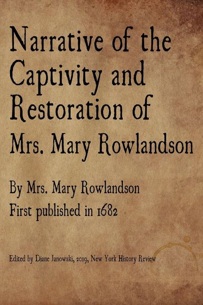 Produktbild: Narrative of the Captivity and Restoration of Mrs. Mary Rowlandson